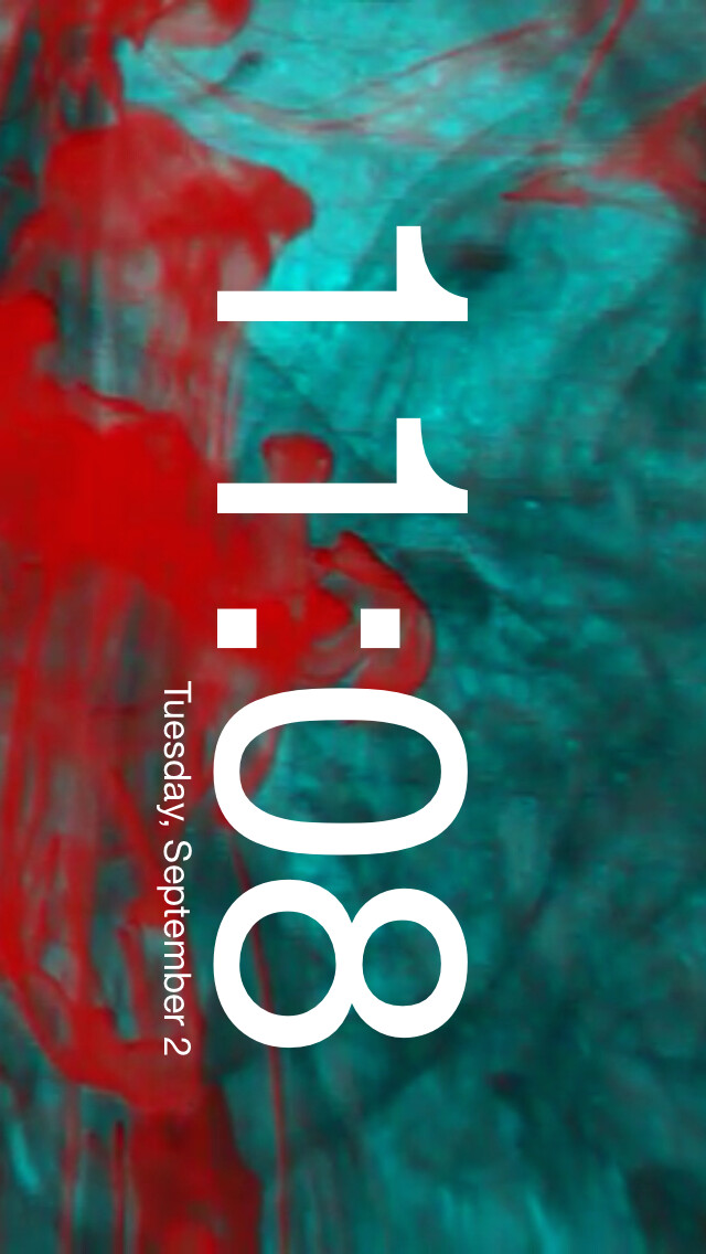 Emulate iPhone app CandyClock Little using MyAndroid