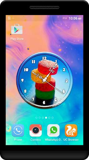 Run android online APK Candy Clock Live Wallpaper from MyAndroid or emulate Candy Clock Live Wallpaper using MyAndroid
