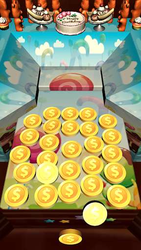 Run android online APK Candy Coins Dozer: Pusher Game from MyAndroid or emulate Candy Coins Dozer: Pusher Game using MyAndroid