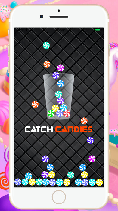 Emulate iPhone app Candy Cup - Tap to Drop in Cup using MyAndroid