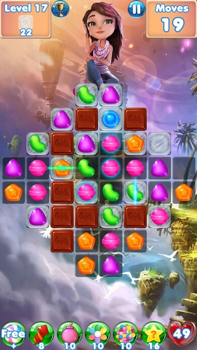 Emulate iPhone app Candy Girl - Fun match 3 games using MyAndroid Emulate iPhone app Candy Girl - Fun match 3 games using MyAndroid