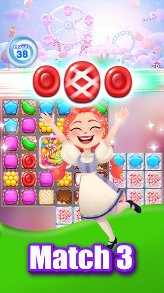 Run android online APK Candy Go Round - Sweet Puzzle Match 3 Game from MyAndroid or emulate Candy Go Round - Sweet Puzzle Match 3 Game using MyAndroid