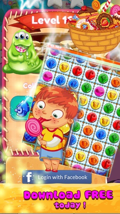 Emulate iPhone app Candy Guru Fever using MyAndroid