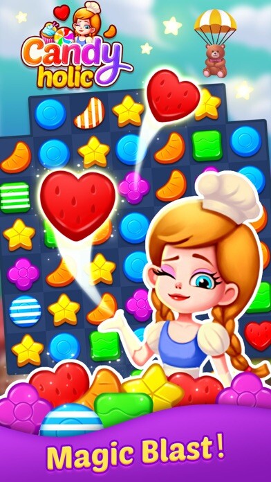 Emulate iPhone app Candy holic using MyAndroid