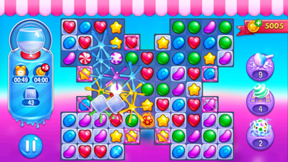 Emulate iPhone app Candy Jewel World Match 3 using MyAndroid Emulate iPhone app Candy Jewel World Match 3 using MyAndroid