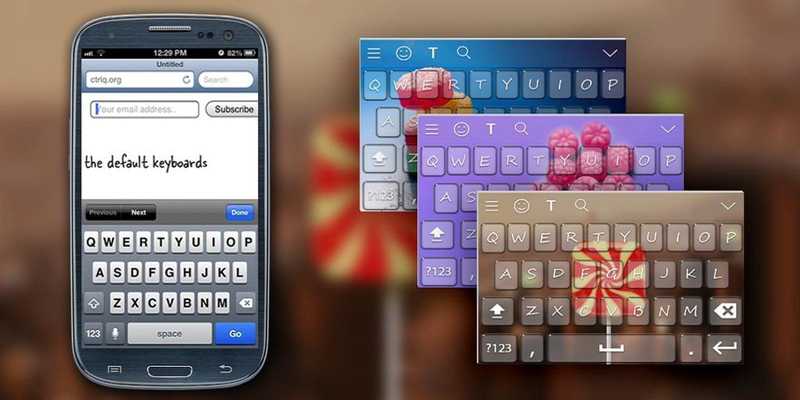 Emulate Android APK Candy Keyboard Theme