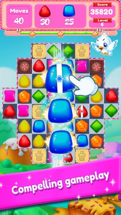 Emulate iPhone app Candy Paradise 3 using MyAndroid