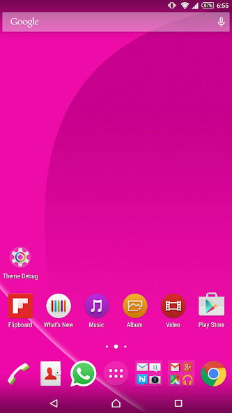 Emulate Android APK Candy Pink Theme