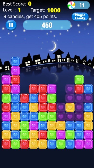 Emulate iPhone app Candy Pop : Sweet Night using MyAndroid Emulate iPhone app Candy Pop : Sweet Night using MyAndroid