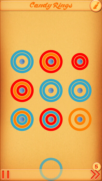 Emulate iPhone app CandyRings - A Match 3 Puzzle using MyAndroid Emulate iPhone app CandyRings - A Match 3 Puzzle using MyAndroid