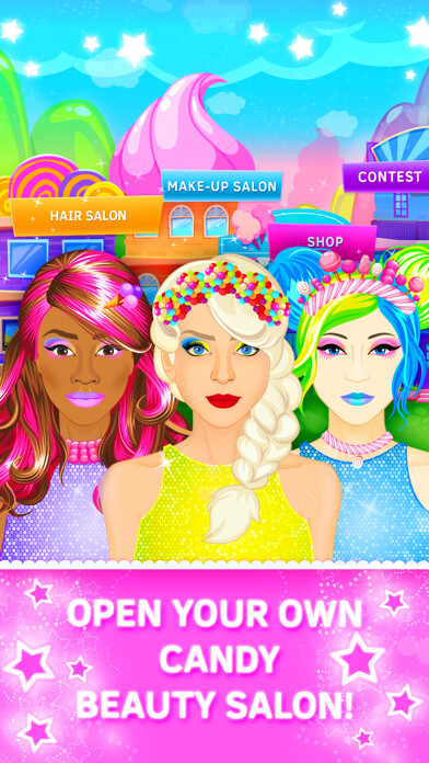 Emulate iPhone app Candy Salon: Makeover Games for Girls using MyAndroid Emulate iPhone app Candy Salon: Makeover Games for Girls using MyAndroid