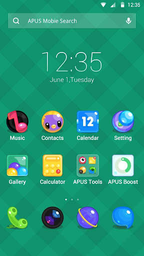 Emulate Android APK Candy Stars theme for APUS Emulate Android APK Candy Stars theme for APUS