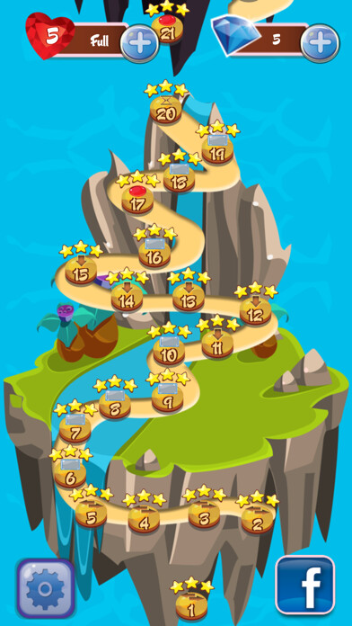 Emulate iPhone app Candy Super Sweet using MyAndroid