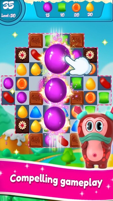 Emulate iPhone app Candy Sweet Match 3 using MyAndroid