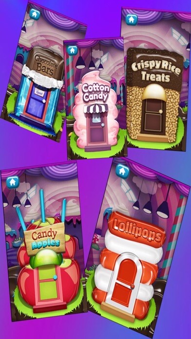 Emulate iPhone app Candy Sweet Shop Factory Maker Simulator - Fun Tasty Treats Free Games using MyAndroid