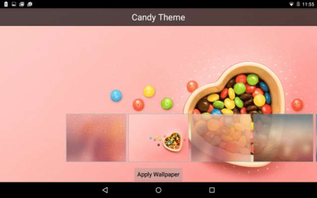 Emulate Android APK Candy Theme