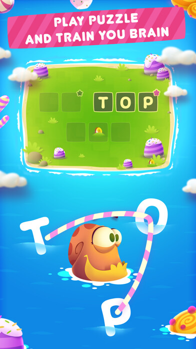 Emulate iPhone app Candy Words - puzzle game using MyAndroid Emulate iPhone app Candy Words - puzzle game using MyAndroid