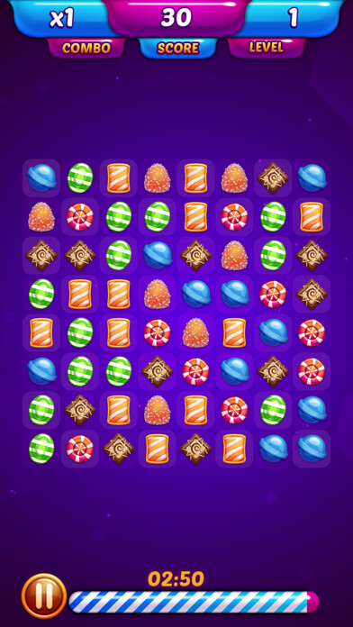 Emulate iPhone app Candy World - Sweet Journey using MyAndroid
