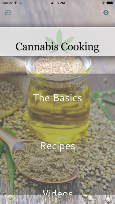 Emulate iPhone app Cannabis Cooking using MyAndroid