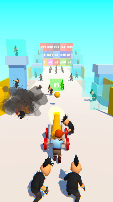 Emulate iPhone app Cannon Ball Rush using MyAndroid