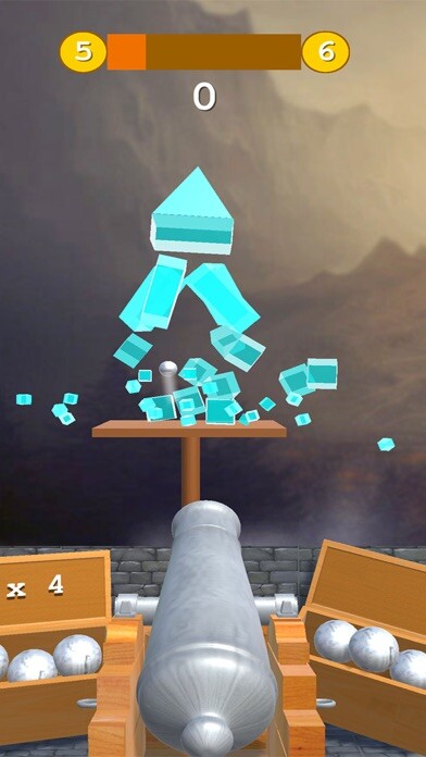 Emulate iPhone app Cannon Balls Shoot Knockdown using MyAndroid Emulate iPhone app Cannon Balls Shoot Knockdown using MyAndroid