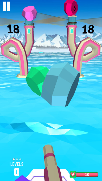 Emulate iPhone app Cannon vs Tower 3D using MyAndroid