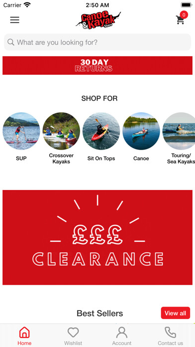 Emulate iPhone app Canoe and Kayak Store using MyAndroid Emulate iPhone app Canoe and Kayak Store using MyAndroid