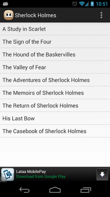 Emulate Android APK Canon of Sherlock Holmes Emulate Android APK Canon of Sherlock Holmes