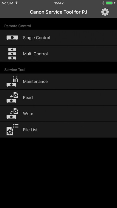 Emulate iPhone app Canon Service Tool for PJ using MyAndroid Emulate iPhone app Canon Service Tool for PJ using MyAndroid