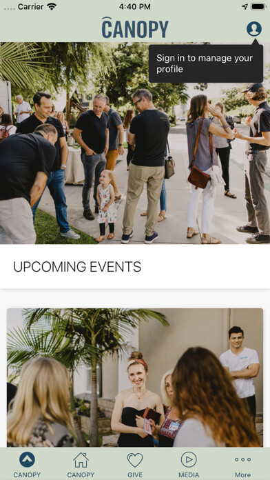 Emulate iPhone app Canopy Church using MyAndroid Emulate iPhone app Canopy Church using MyAndroid