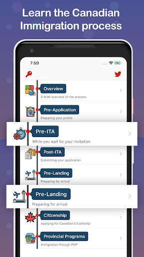 Run android online APK CanPR - Canada Immigration Assistant from MyAndroid or emulate CanPR - Canada Immigration Assistant using MyAndroid