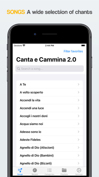 Emulate iPhone app Canta e Cammina 2.0 using MyAndroid Emulate iPhone app Canta e Cammina 2.0 using MyAndroid
