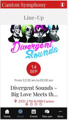 Emulate Android APK Canton Symphony Orchestra