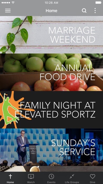 Emulate iPhone app Canyon Hills Community Church using MyAndroid Emulate iPhone app Canyon Hills Community Church using MyAndroid