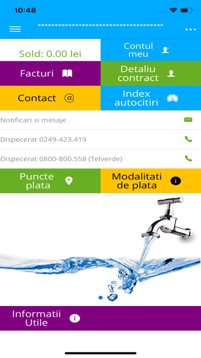 Emulate iPhone app CAOmobile :Compania de apa Olt using MyAndroid Emulate iPhone app CAOmobile :Compania de apa Olt using MyAndroid