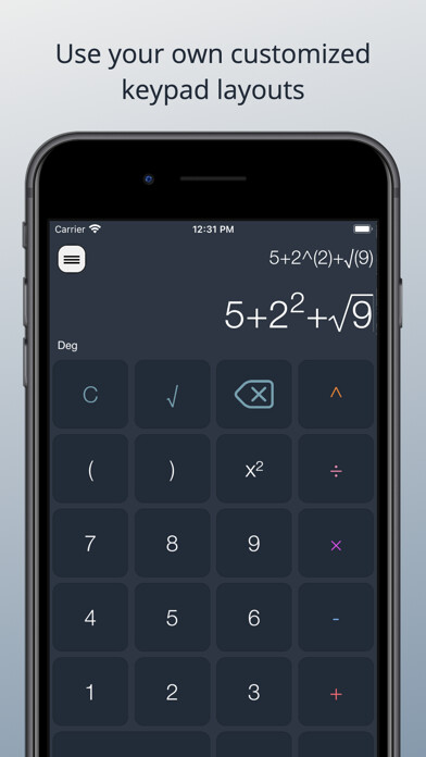 Emulate iPhone app CapCalc 2 using MyAndroid