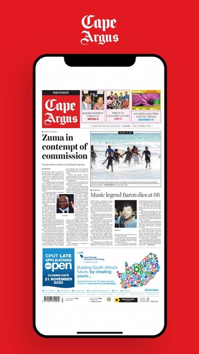 Emulate iPhone app Cape Argus SA using MyAndroid