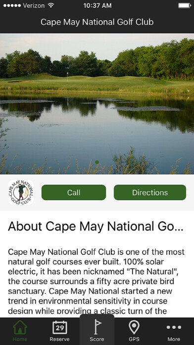 Emulate iPhone app Cape May National Golf Club - Scorecards, GPS, Maps, and more by ForeUP Golf using MyAndroid