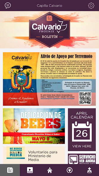 Run android online APK Capilla Calvario from MyAndroid or emulate Capilla Calvario using MyAndroid