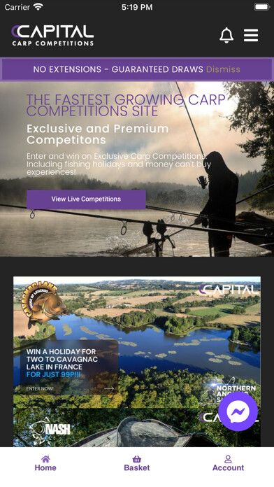 Emulate iPhone app Capital Carp Competitions using MyAndroid Emulate iPhone app Capital Carp Competitions using MyAndroid