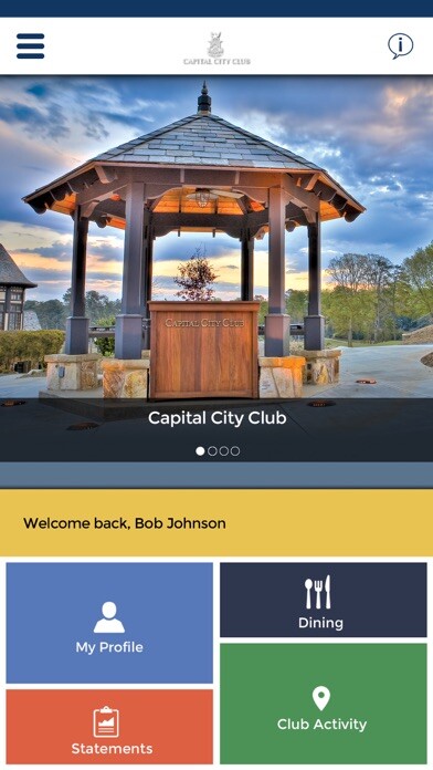 Emulate iPhone app Capital City Club using MyAndroid