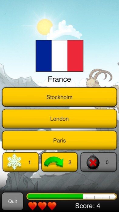 Emulate iPhone app Capitals Quizzer using MyAndroid Emulate iPhone app Capitals Quizzer using MyAndroid