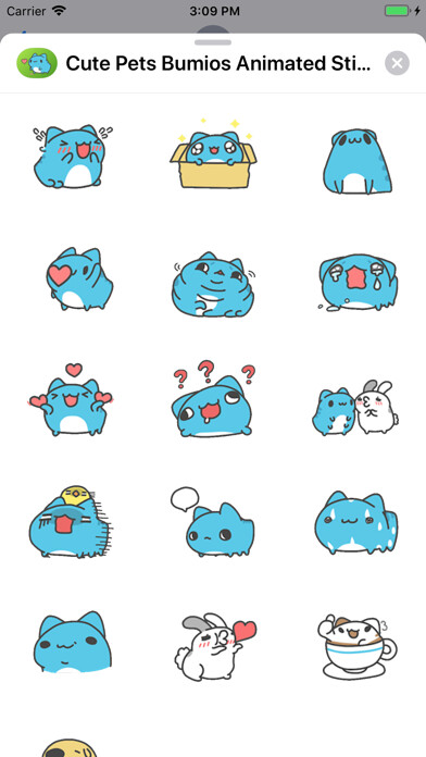Emulate iPhone app Capoo Cat Animated Sticker using MyAndroid Emulate iPhone app Capoo Cat Animated Sticker using MyAndroid