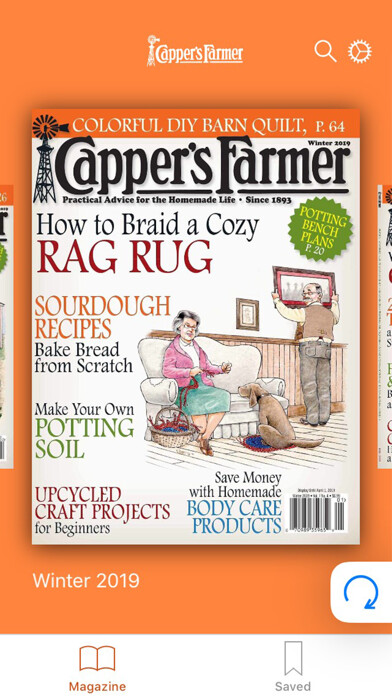 Emulate iPhone app Capper’s Farmer Magazine using MyAndroid