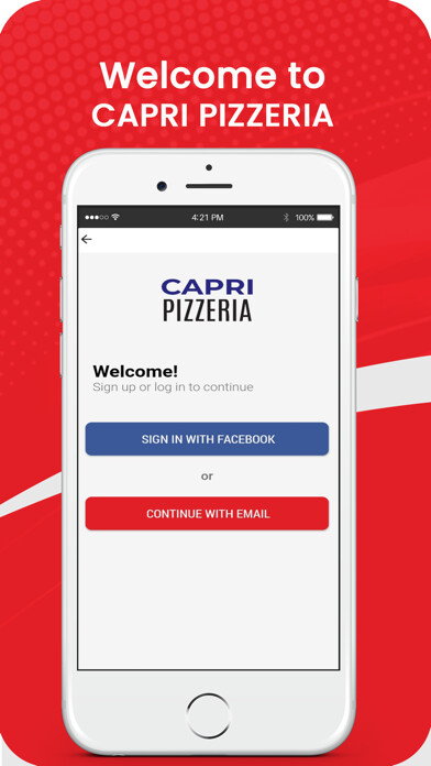 Emulate iPhone app Capri Pizza App using MyAndroid Emulate iPhone app Capri Pizza App using MyAndroid