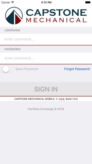 Emulate iPhone app Capstone Mechanical Mobile using MyAndroid