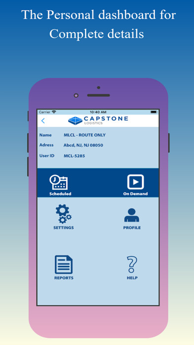 Emulate iPhone app Capstone Veritrack using MyAndroid
