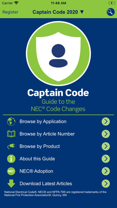 Emulate iPhone app Captain Code NEC Code Changes using MyAndroid