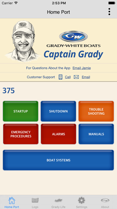 Emulate iPhone app Captain Grady using MyAndroid