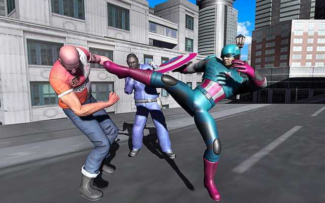 Emulate Android APK Captain Shield: USA Superhero